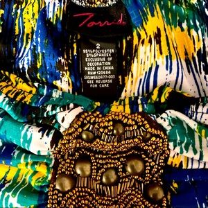 Torrid Strapless Embellished Top